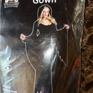 Women costume, hooded gown